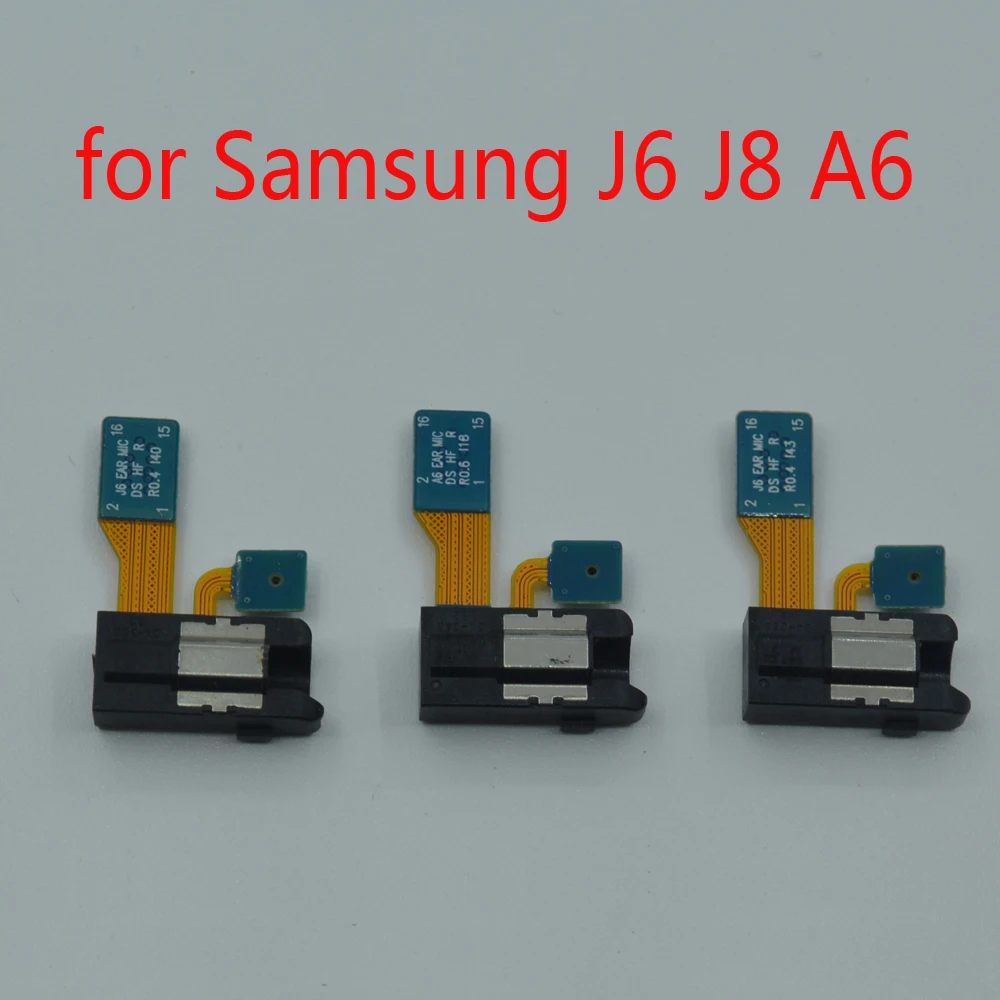 Conector de auriculares con micrófono para Samsung J6, A6 Plus, 2018, J600, A600, A605, Cable flexible - AliExpress y telecomunicaciones