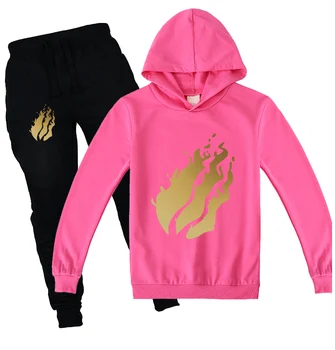 

Baby Kids Boys Long Sleeve Prestonplayz Printing Hoodie Tops Sweatshirts+Pants Outfit Fashion Hooded Hoodie Clothes Clothing Set
