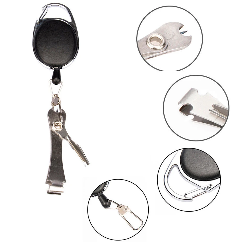

Tackle Tie Sharpener Clipper Tool Fishing Line Quick Hook Nipper Knot Zinger Retractor