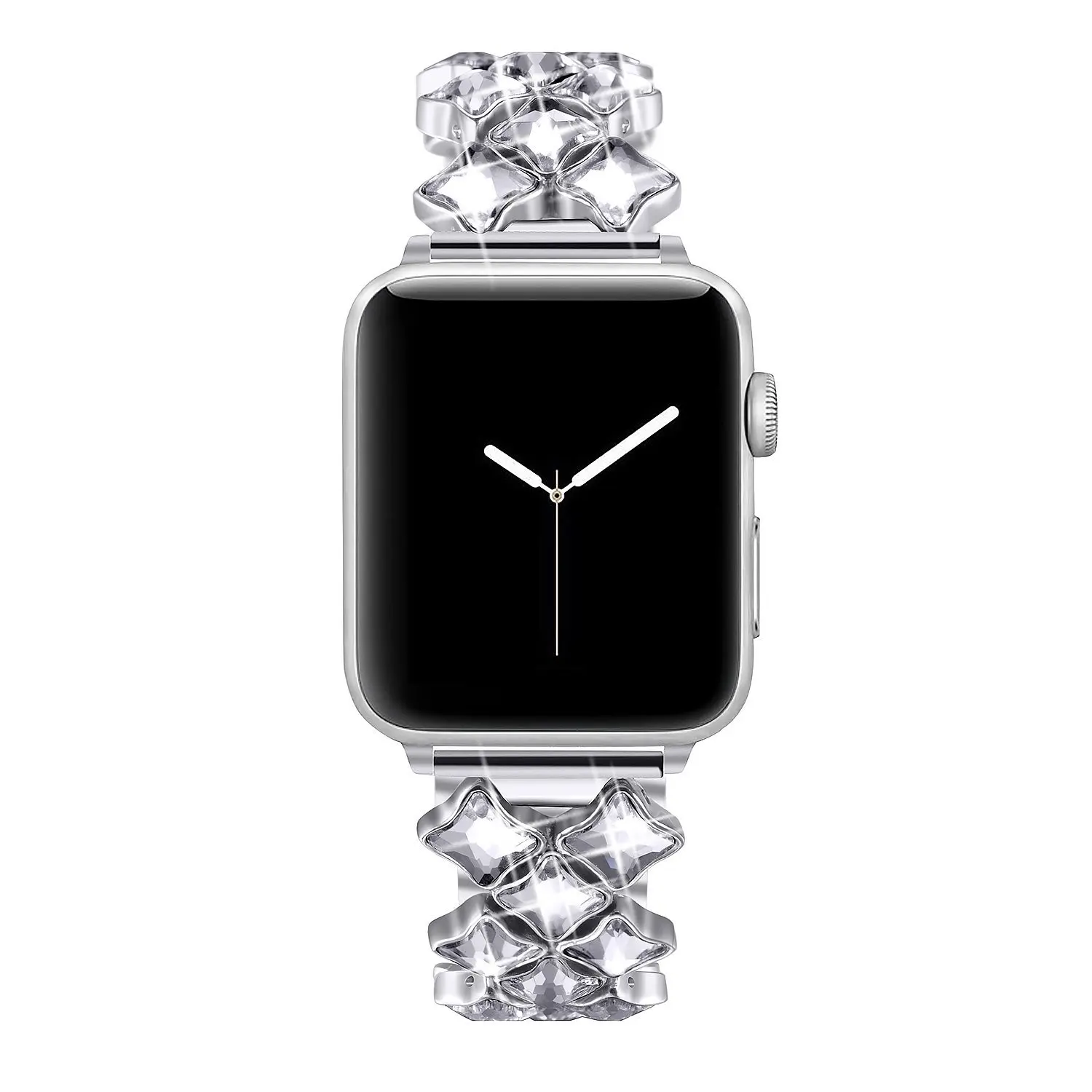 Для Apple Watch band 40 мм 44 мм 38 мм 42 мм Женский алмазный обруч для Apple Watch series 5 4 3 2 браслет для iwatch ремешок из нержавеющей стали