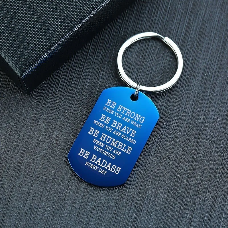 Пользовательские брелки из нержавеющей стали Dogtag имя брелок с фотографией мужья