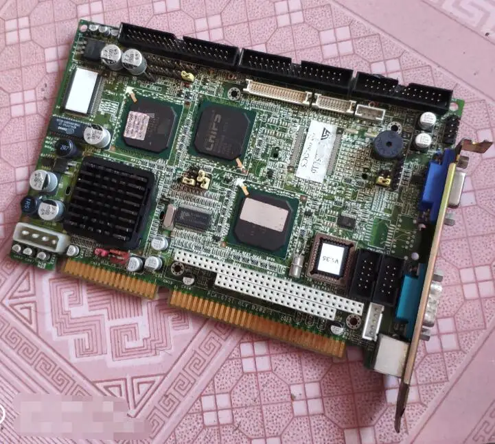 Хороший безвентиляторный бренд PCA-6751 B202-1 ISA промышленный ПК материнская плата половинного размера cpu карта PICMG1.0 No-LAN с процессором ram PC104
