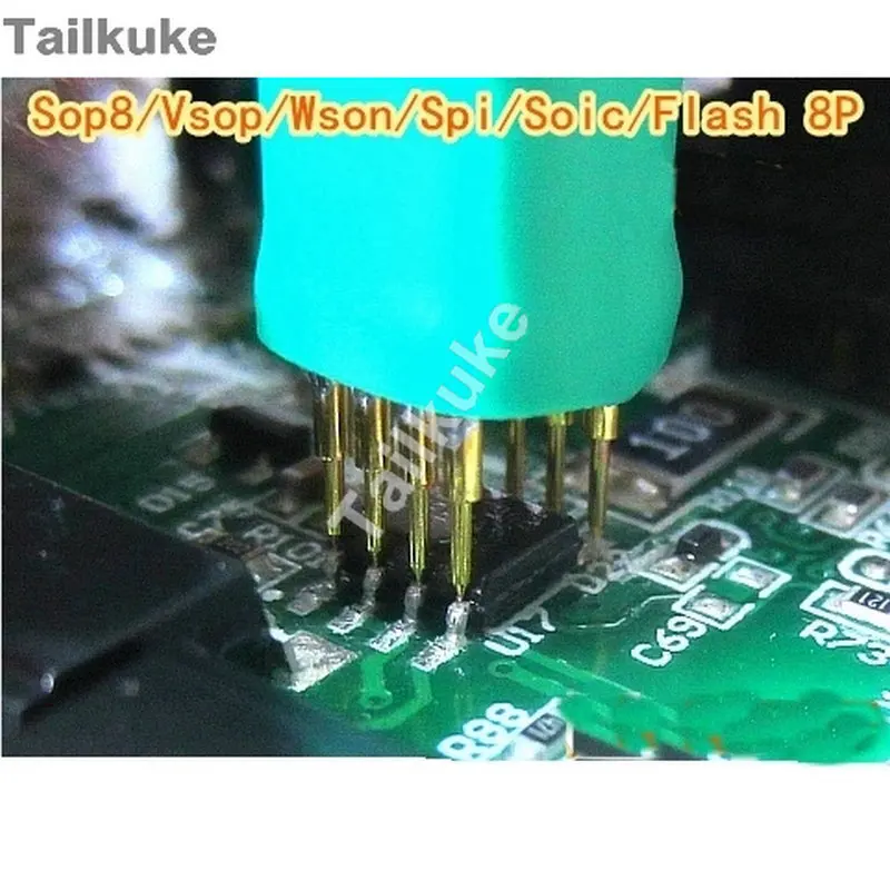 Burning Test Chip Probe Pogo Pin Pitch 1.27mm SOP8/VSOP8/SOP16 | Инструменты