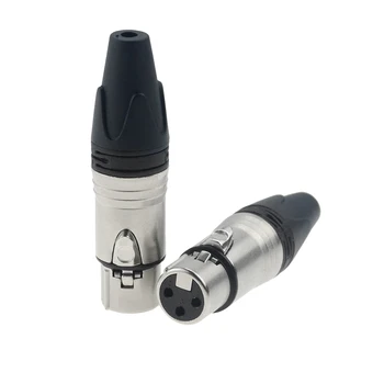 

1pc NC3FXX NEUTRIK Female 3 Pin XLR Connector plug Cable Connect XLR Adapter