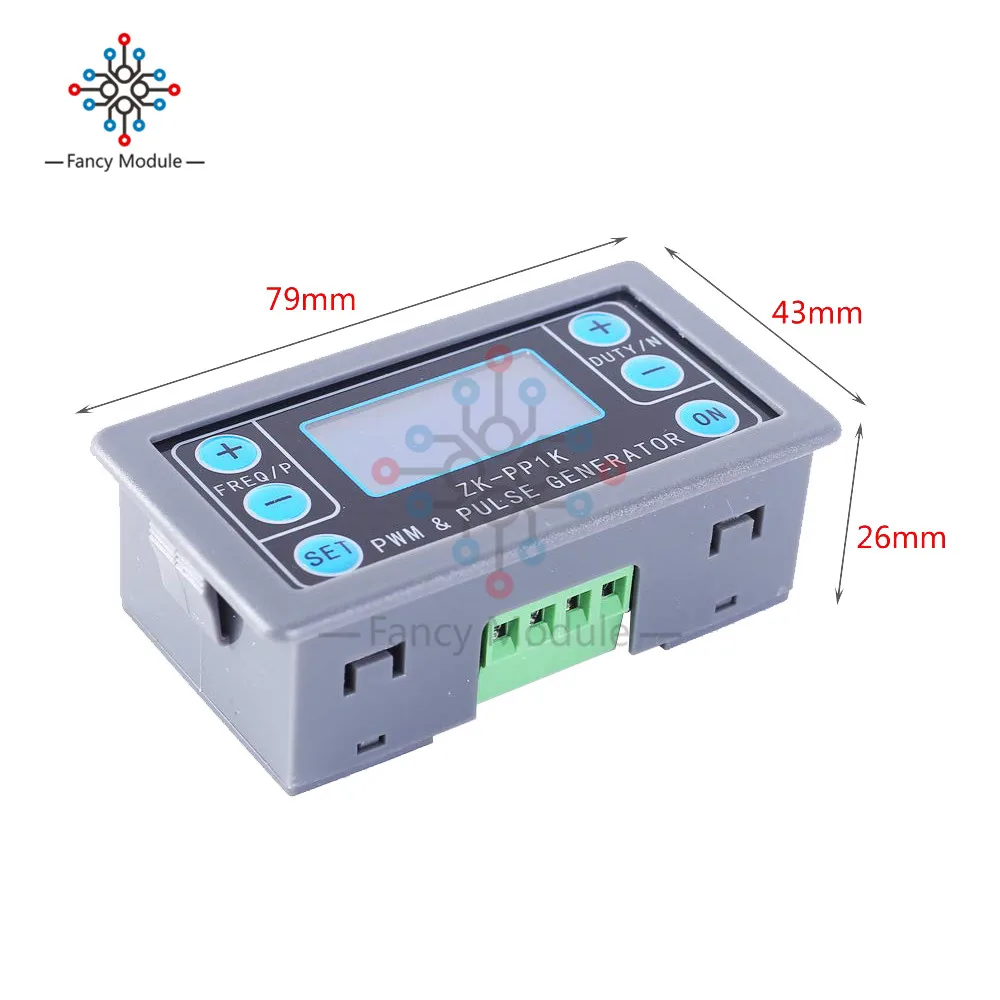 ZK-PP1K двойной режим ЖК-дисплей PWM генератор сигналов 1-канальный 1Hz-150KHz шим частота импульсов рабочий цикл регулируемый квадратный генератор волн