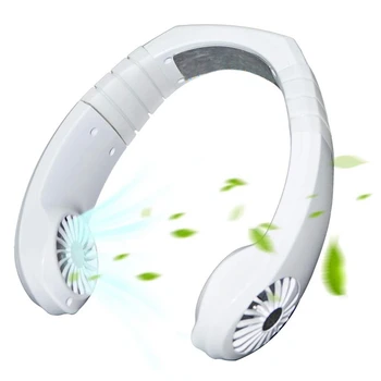 

Personal Air Conditioner Neck Fan Cooler,Portable Smart Dual Effect Cooling Neckband Fan,Rechargeable USB Hanging Neck Cooler fo