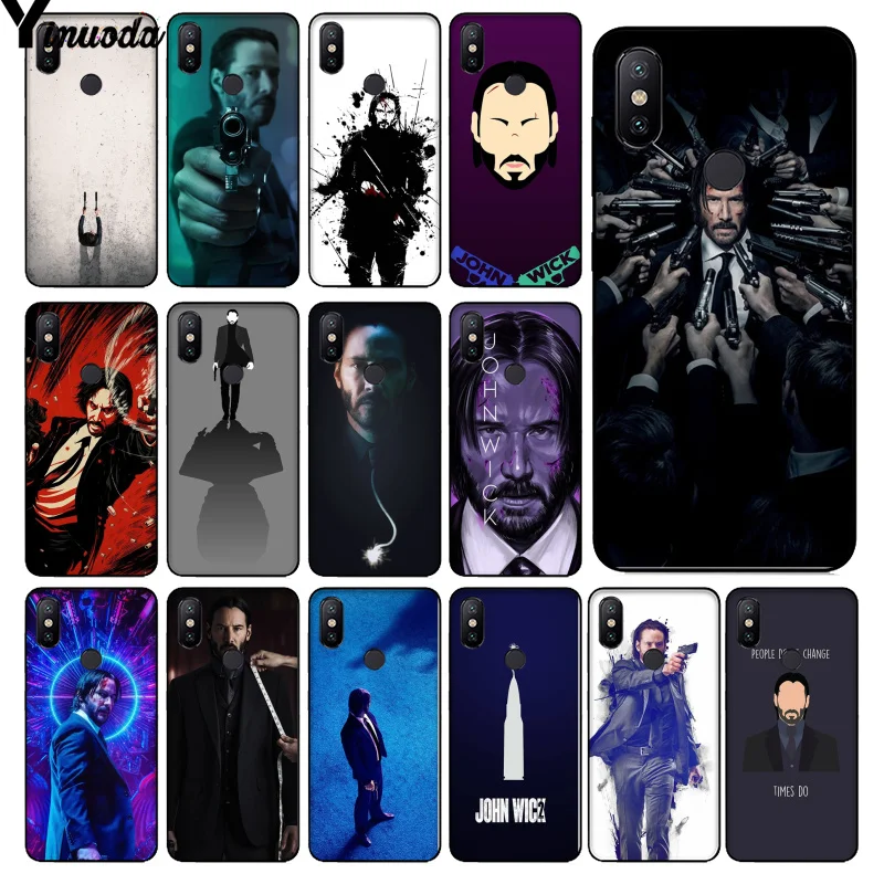 Yinuoda John Wick поделка-чехол для телефона Xiao mi Red 5 5Plus Note4 4X Note5 6A 6 x2 x2S | Мобильные