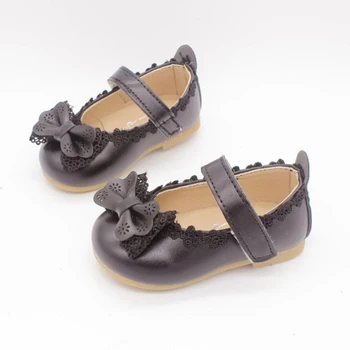 

New Style Baby First Walkers Toddler Shoes Soft Summer Infant Leather Shoes Kids Lovely Lace Bow Flats