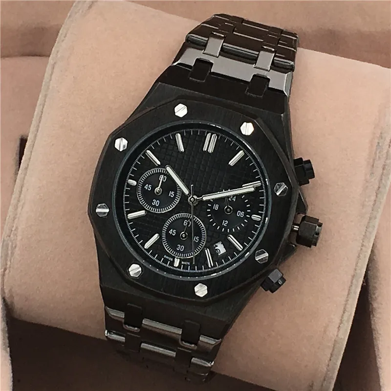 FOSSIL мужские часы, Топ бренд, роскошные часы для мужчин, кварцевые Стальные армейские военные AP часы, мужские деловые наручные часы - Цвет: 7