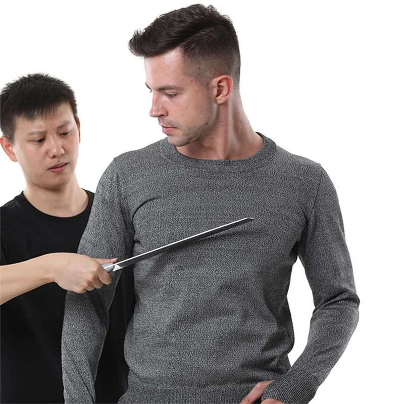 Защитная куртка для самообороны с защитой от порезов военные незаметные топы