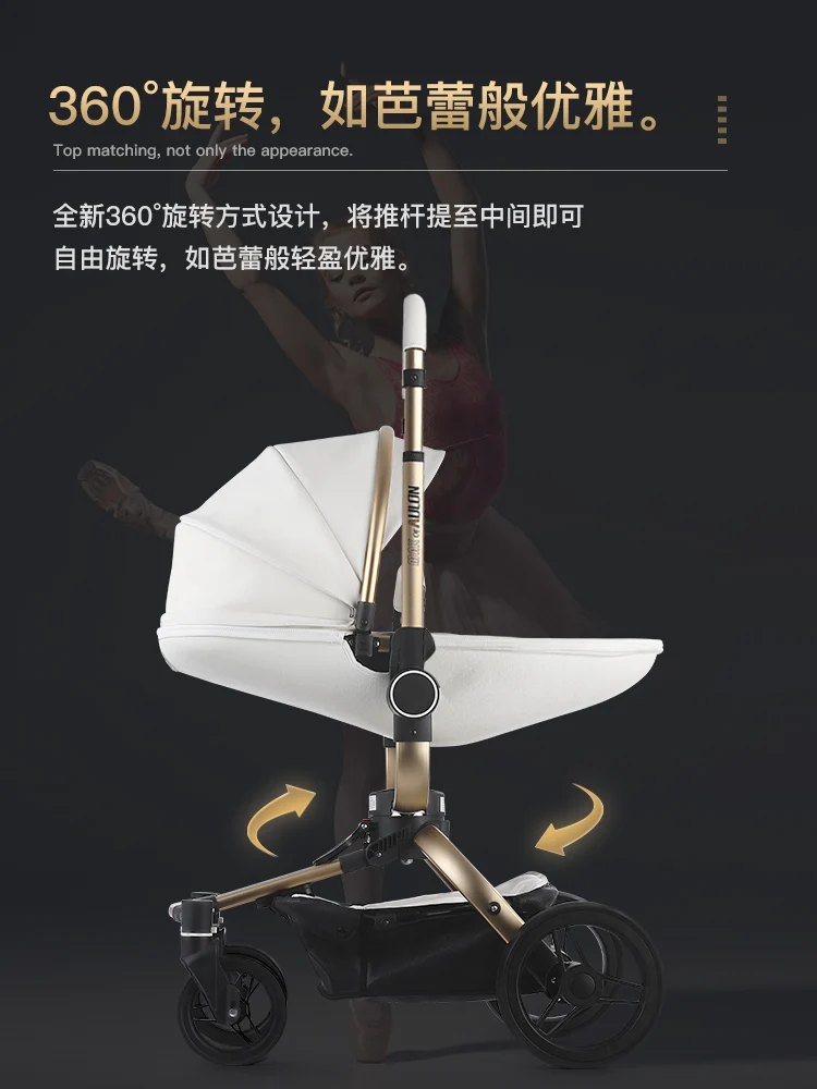 

Aoyunlong Baby Stroller Can Sit, Lie Down, Fold, Two-way, Light And High Landscape, It Be Used For Baby's New Born Shock Abs