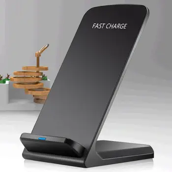 

10W Qi Wireless Charger Stand For iPhone SE2 X XS MAX XR 11 Pro 8 Samsung S20 S10 Fast Charging Dock Station Phone Charger stand