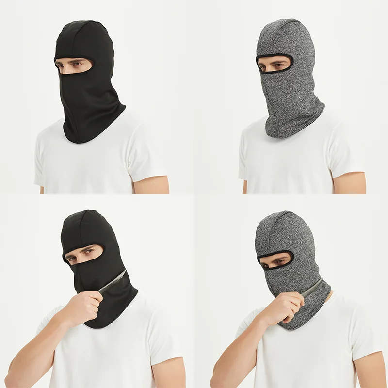 Outdoor Balaclava Mask Cut Proof Clothing Level 5 Cut Resistant Self-defense Anti-Cut Balaclava Two-sided Mask Head And Face Protection Body Safety