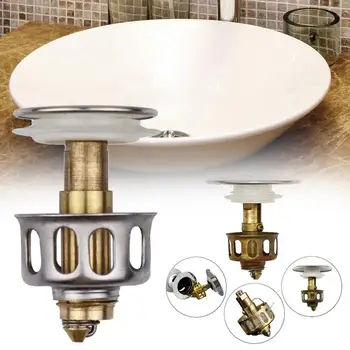 

2020 Universal Wash Basin Bounce Drain Filter NEW Hot Basin bounce core Bathroom Lavatory Kitchen bathtub accessories