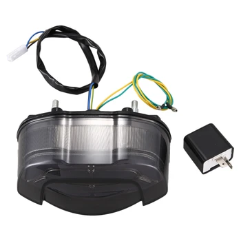 

DHBH-Motorcycle Integrated LED Tail Light Turn Signal Blinker Lamp for HONDA CB250R CB300R 2018-2019 CB650R CBR650R 2019