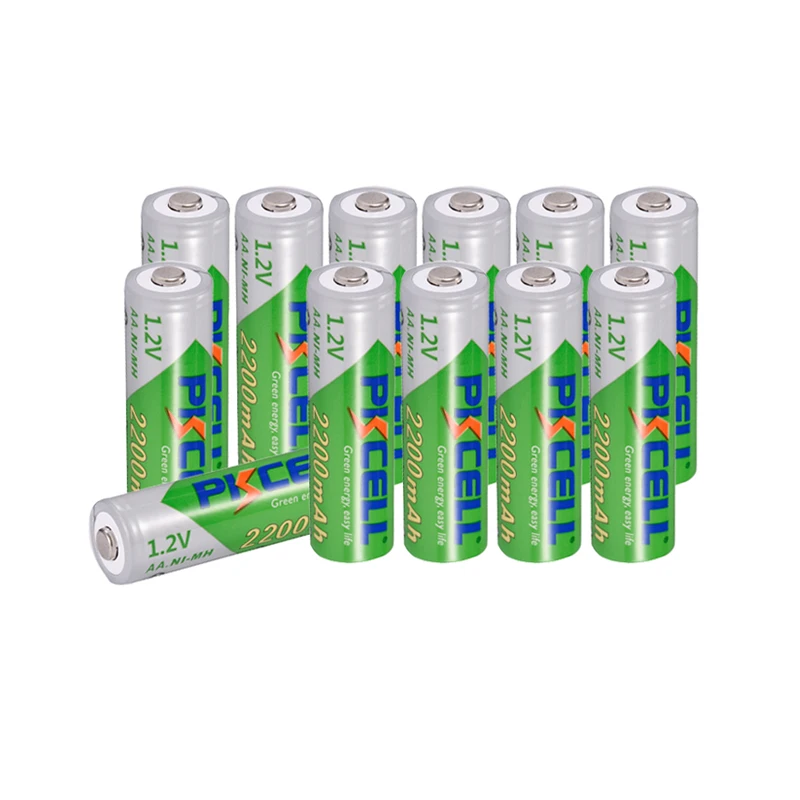 Rechargeable Batteries Camera Nimh 2200mah PKCELL AA for Toy And Low-Self-Discharge 2A