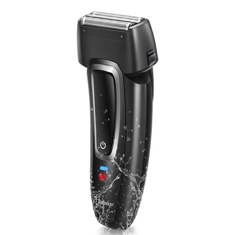 Парикмахерская аккумуляторная бритва шейпер фольга электробритва для лица электрическая бритва для мужчин борода бритвенный станок роторный влажный сухой USB