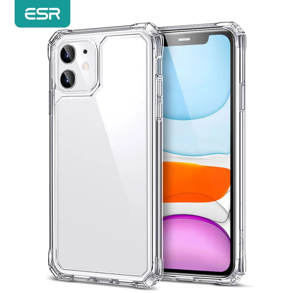 ESR Clear Case for iPhone 11 Pro Max 11 Pro SE 2020 8 7 Air Armor Corner TPU Protective Shock-Absorbing Cover for iPhone 11 Case