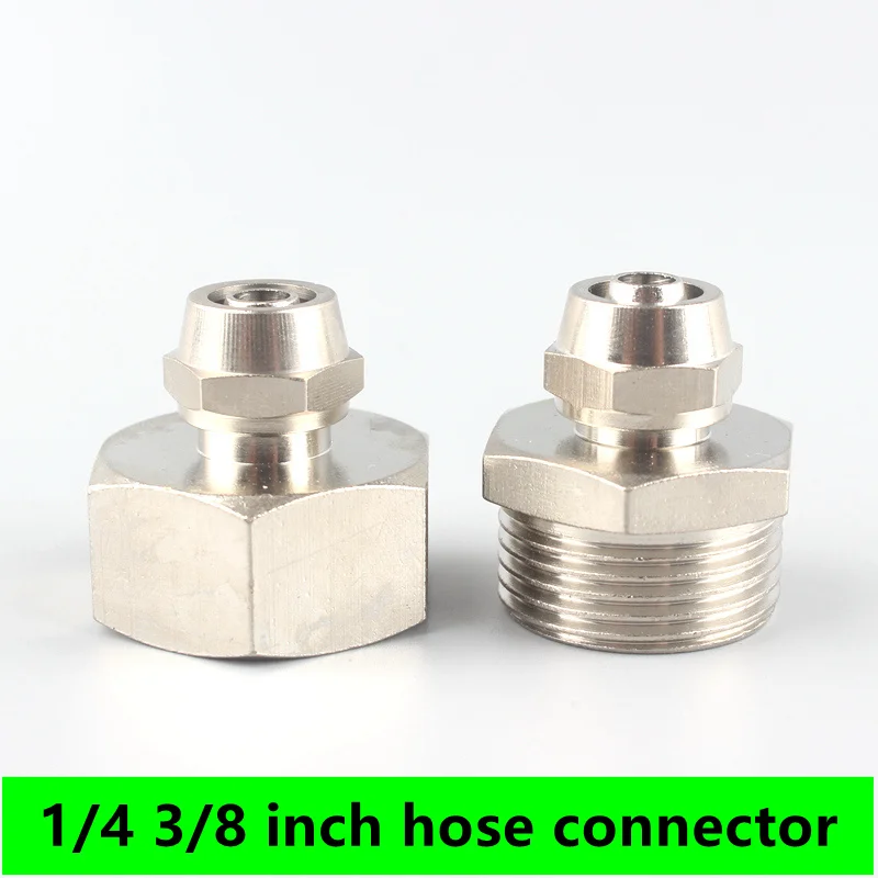 

1/4 3/8 Inch Hose Quick Connector Brass G1/2'' G3/4'' Straight Connector Water Purifier Accessories Pure water Machine Adapter