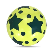 22 см с тяжелым основанием, из экологически чистого ПВХ с рисунком пятиконечной звезды пунктирной линии надувной игрушечный мяч детский мультфильм Пай осенняя и зимняя/стойло Лидер продаж