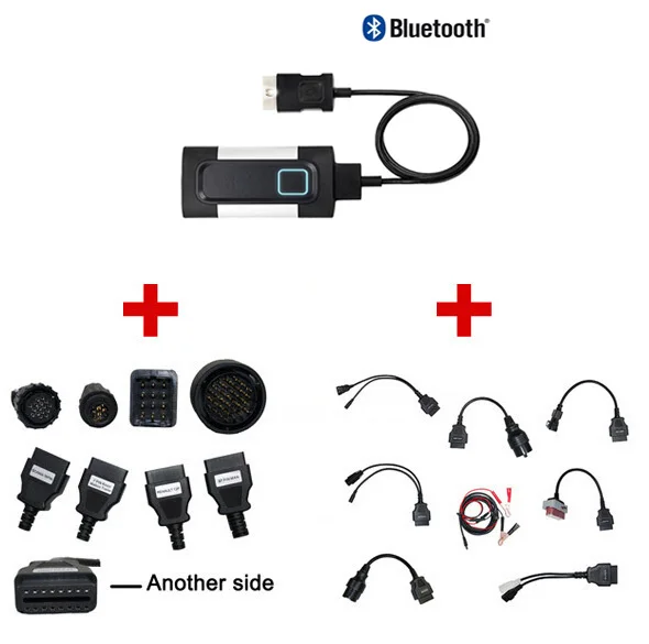 

new v9.0 board vd ds 150e cdp with bluetooth 2016.R0/2015.R3 OBD2 Scanner tool for delphi +full 8 car/truck cables.