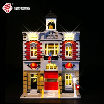 

Led Light Up Kit For Creator Fire Brigade Station Building Block Model Lighting Set Compatible With 10197 15004
