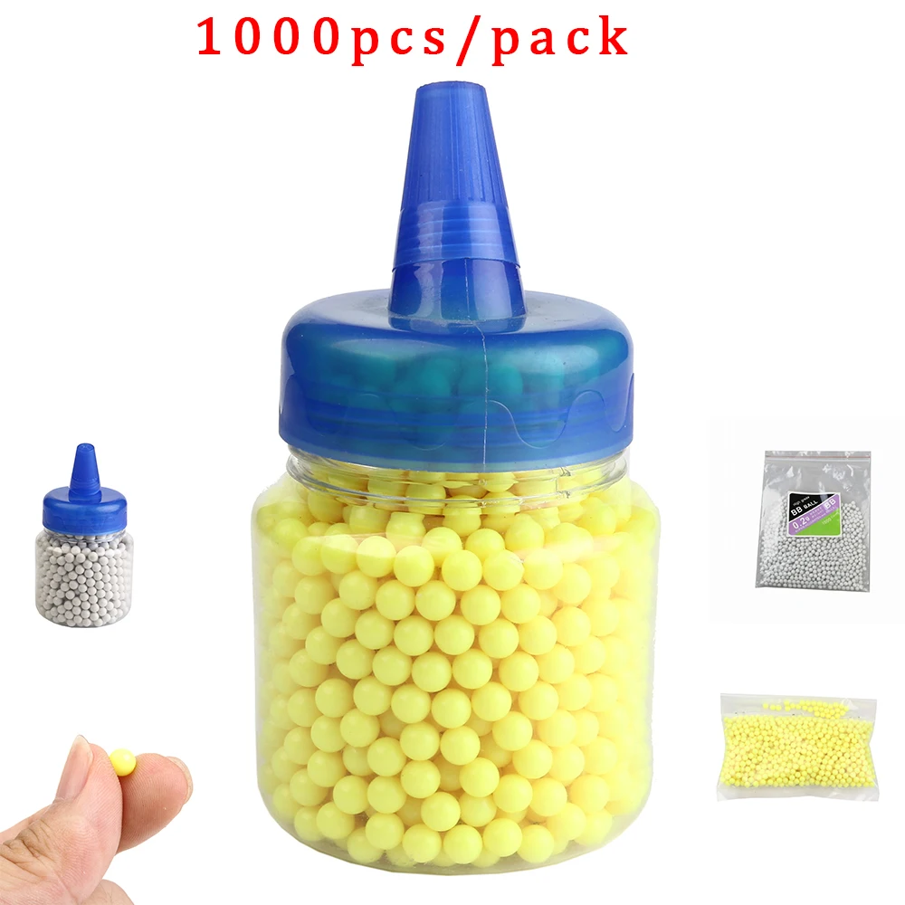 

Outdoor Hunting BB Ball 0.12g Airsoft Tactical 1000Round Paintball Rifle Strike Gun Ammo Shooting Bullet Slingshot Airsoft Ball