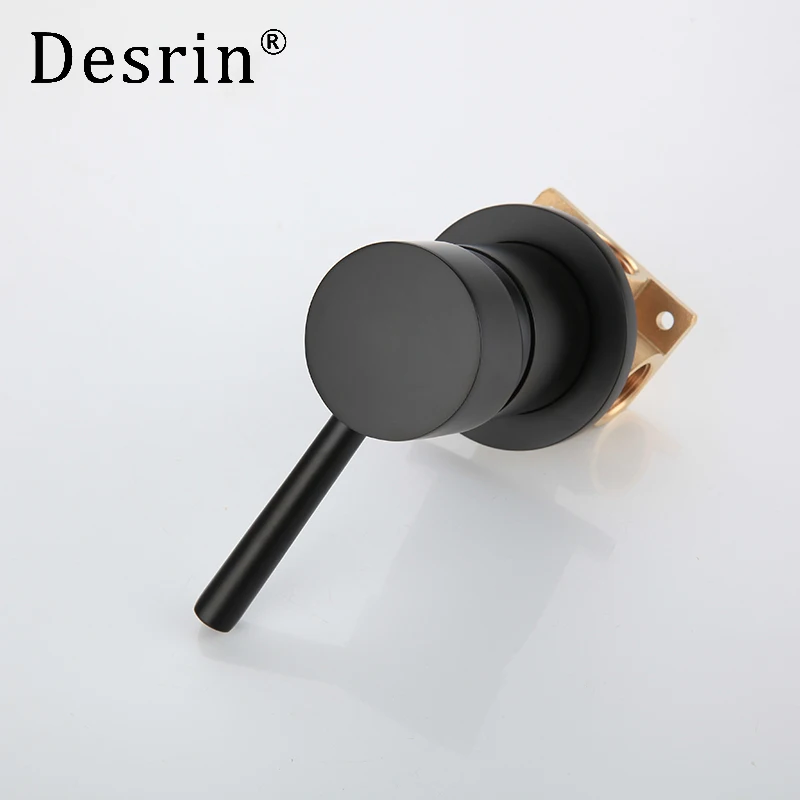 Brass Wall Mounted Rotation Basin Faucet Single Handle Mixer Tap Hot Cold Bathroom Water Wholesale Bath Black Gold Chrome Faucet