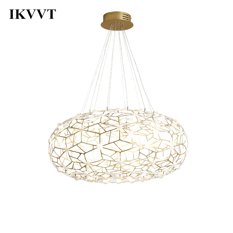 

IKVVT Modern Minimalist Chess Shape Pendant Light Creative Gypsophila Pendant Lamp For Living Room Hotel Hall Restaurant