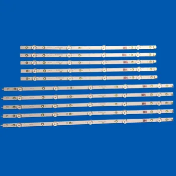 

LED backlight strip 9 lamp for Philips 49"TV TT4906F LB49021 49PUS7503 49pus6162/12 LB49023 V1_00 V0_00 3A6560010EA0 3A6560000EA