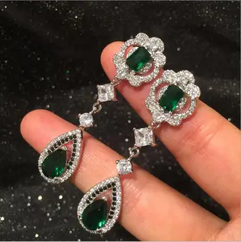 

women Luxury Water Drop Earrings Water Drop Dress Earrings