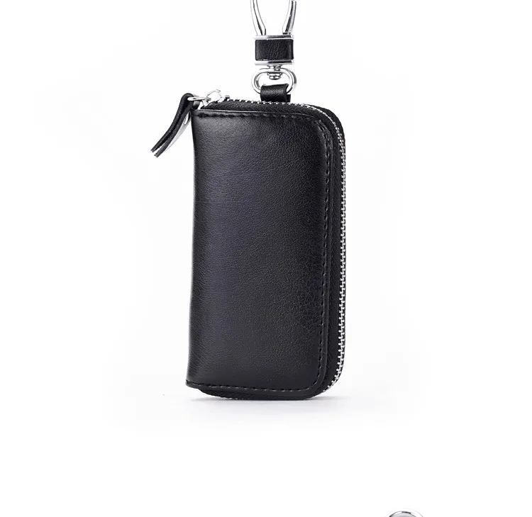 Модный винтажный кошелек из натуральной кожи брелок для ключей для мужчин Организатор ключей экономки женские Мультифункциональные