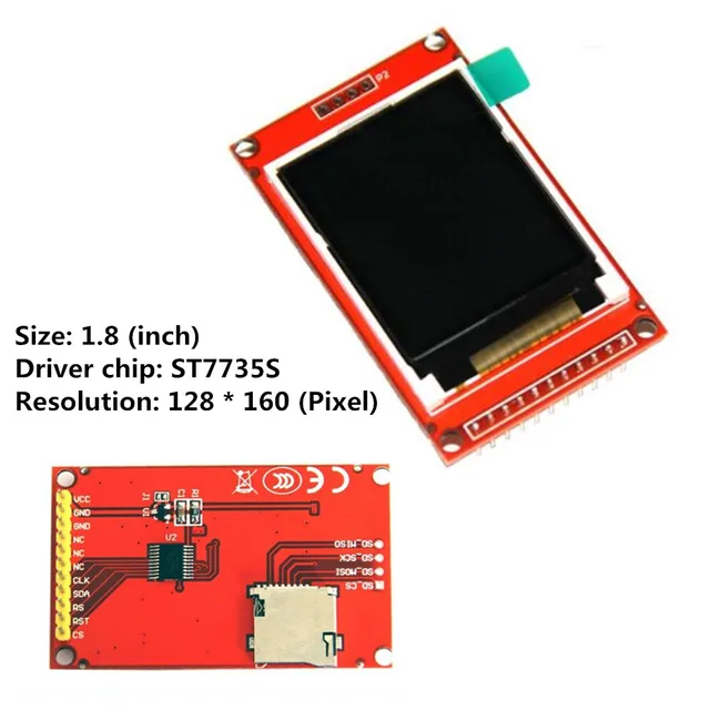 1.44 inch tft lcd with 16 bit interface in stock