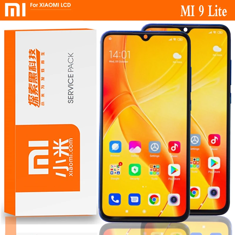 Оригинальный сменный Super Amoled ЖК-экран 6 39 дюйма для XiaoMi Mi 9 Lite сенсорный дигитайзер