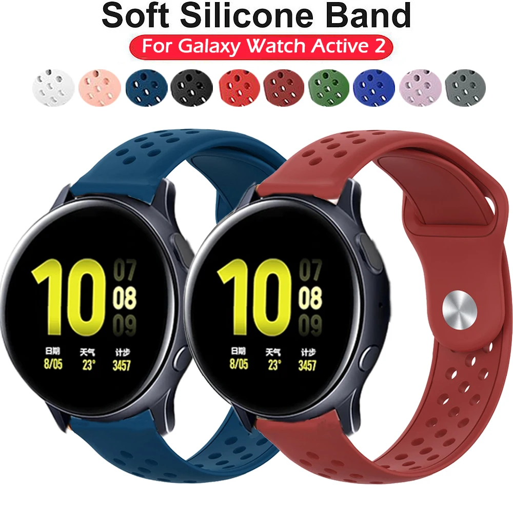 Ремешок для часов Samsung Galaxy Watch Active 2 40 мм 44 смарт-браслет спортивный браслет Correa Gear