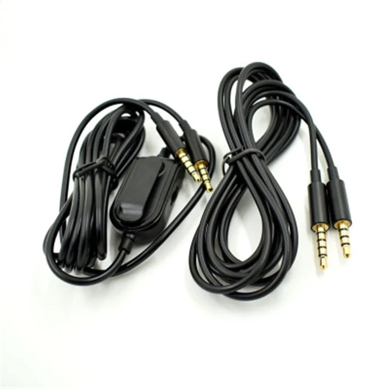 Yuhtech Câble Audio de Remplacement pour Casque Astro A10 A40 A30 A50 Câble de 3.5 à 3.5 mm pour PC MP3 MP4 Cable Without Volume Control 