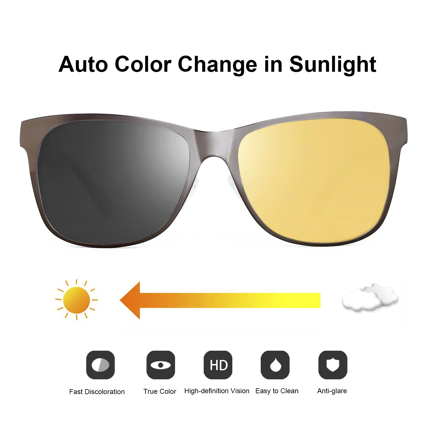 square sunglasses FENCHI White New Polarized Sunglasses Women Zonnebril Dames Black Sun Glasses Night Female Driving gafas oculos de sol masculino Women's Glasses