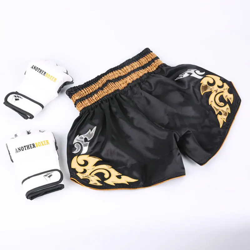 Шорты Muay Thai Boxeo мужские/женские/Детские тренировочные боксерские трусы с принтом