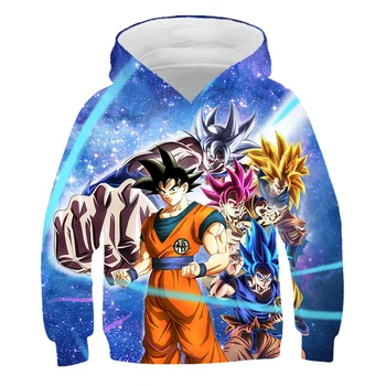 

Dragonball Z Children Pullover Sweatshirts Boys Girl Kids Sweatshirt Tops Boys Autumn Winter Clothes Sweatshirt Boy Outfit