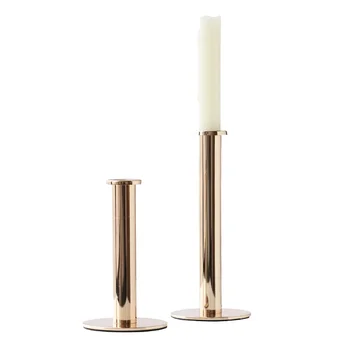 

Modern Gold Candlestick Holder Weeding Christmas Candle Holder Decoracion Centro De Mesa Candle Holders Metal Europe HH50ZT