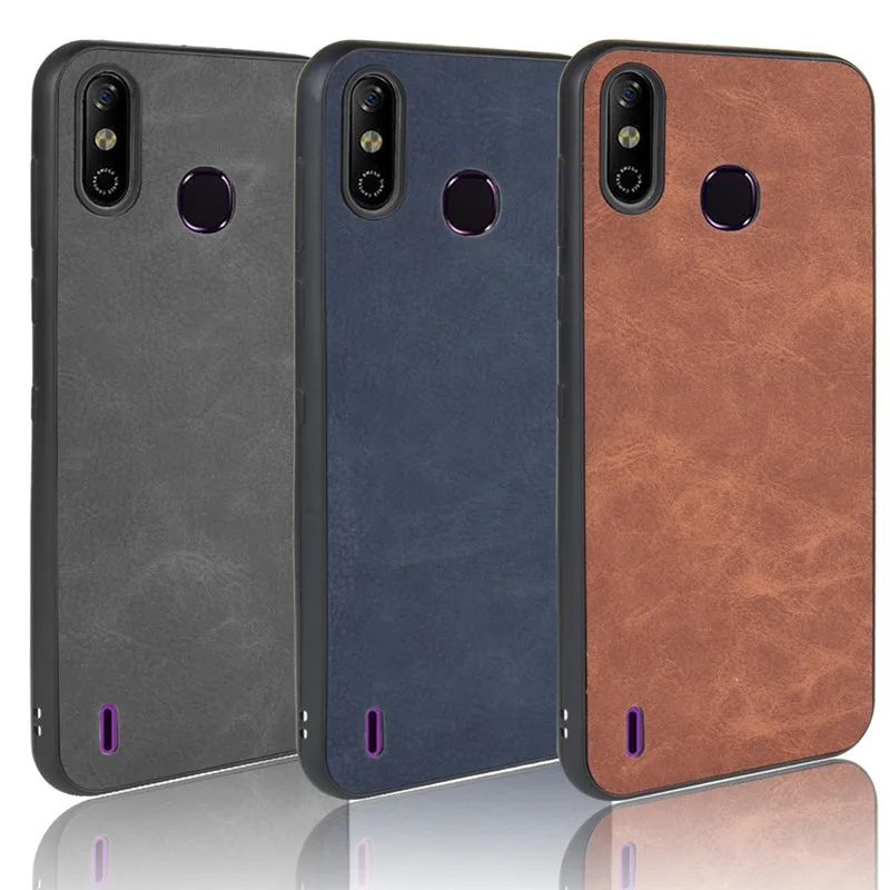 For Infinix Smart 4 X653 Case Soft Luxury PU Leather Edge TPU Silicone Cover 4C C X653C phone case |