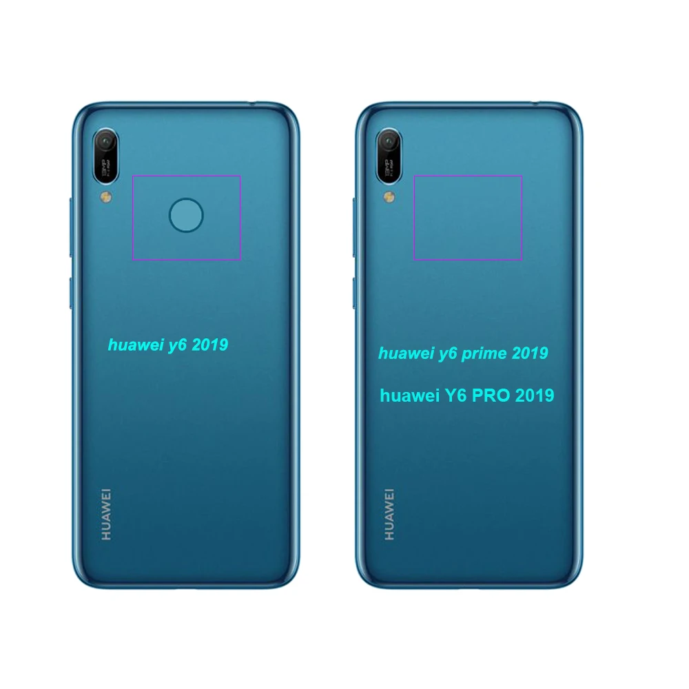 Чехол для Huawei y6 Prime 2019 мягкий силиконовый чехол из ТПУ Y6 телефона pro Y6Prime черный