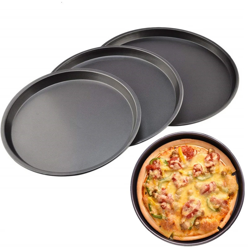 Pizza-Stone-Pizza-Baking-Mold-Round-Deep-Dish-Pizza-Pan-Tray-Plate-Non-stick-Mold-Baking