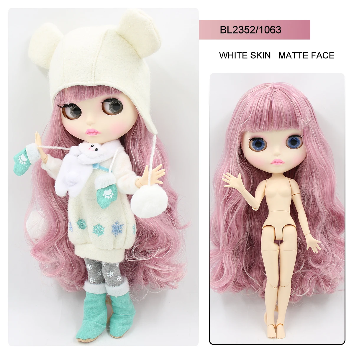 Neo Blythe Doll with Custom Jointed Body & Gesture Hands 17