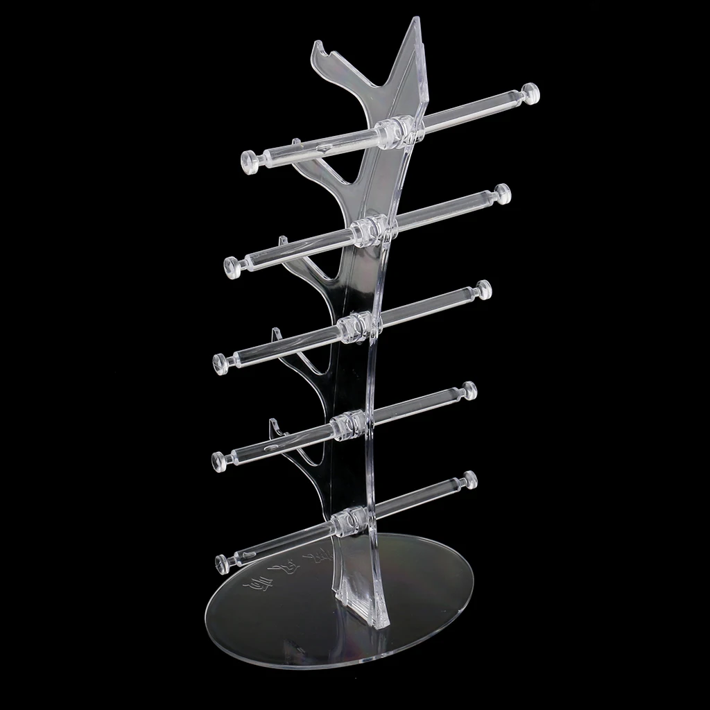 5 Tiers Acrylic Eyeglasses Sunglasses Glasses Display Stand Holder Rack Showcase 5 Tiers Acrylic Eyeglasses Sunglasses Glasses Display Stand Holder Rack Showcase