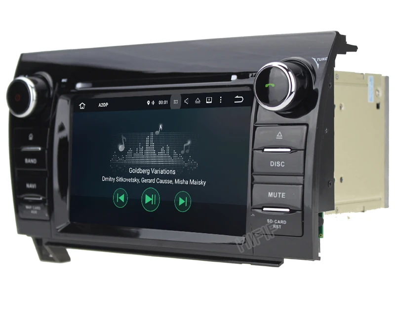 Best IPS 7 Inch 6 Core Android 9.0 4G RAM 64G ROM 2din car dvd GPS player For Toyota Tundra Sequoia Stereo Radio camera DVR RDS BT 13