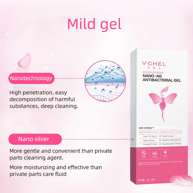 Антибактериальный Укрепляющий гель для ухода за дезодорантом женский гинекологический гель