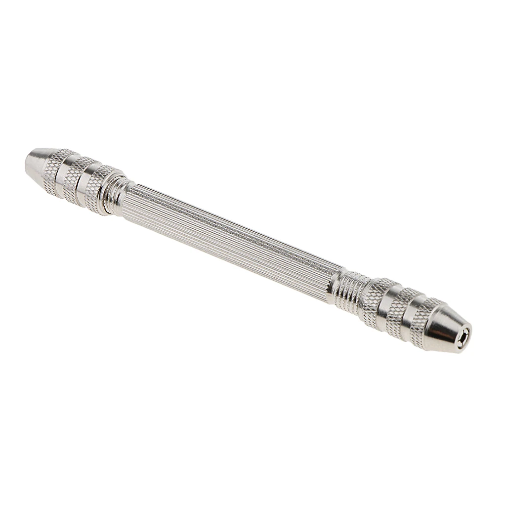 Metal Pin Tong Vise 2 Collets 4 Mouths Jewelry Drill Bit for Watchmaker