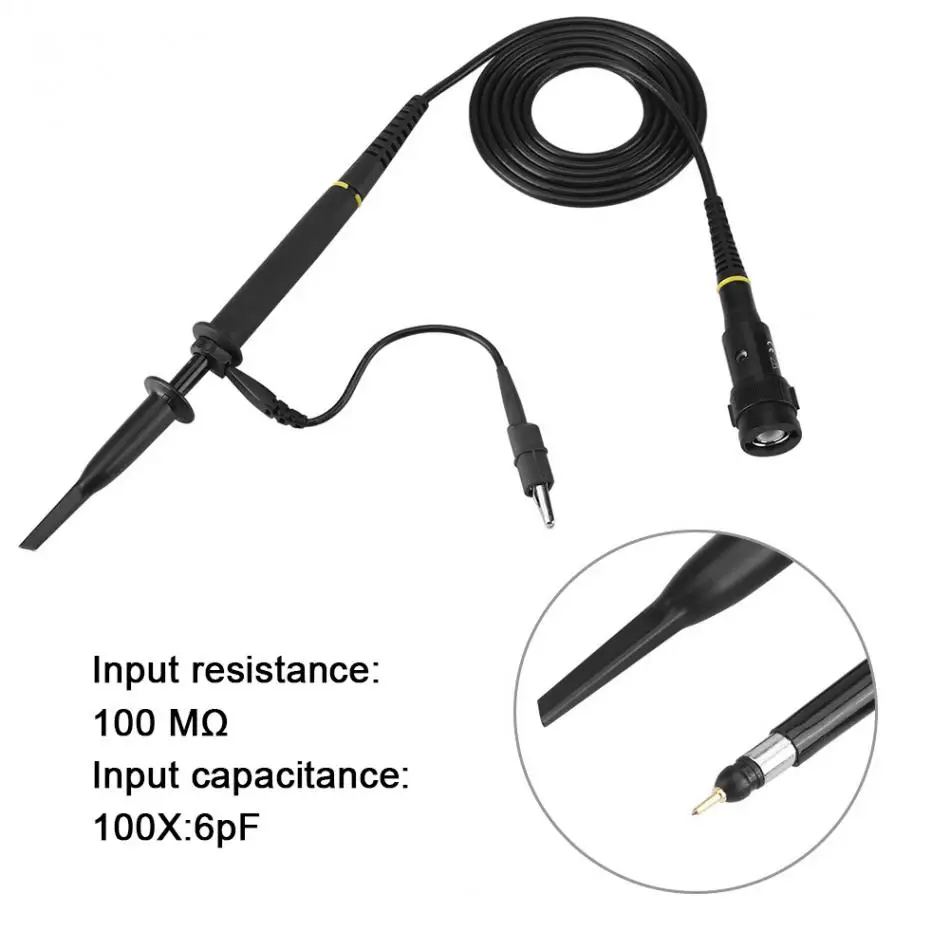 

P4100 Oscilloscope Probe 100X High Voltage 2KV Oscilloscope Clip Probe 100MHz Bandwidth