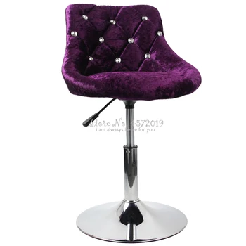 

Nordic Light Luxury Bar Chair Simple Fashion Backrest High Stool Gold Net Red Bar Stool Can Lift Dining Chair